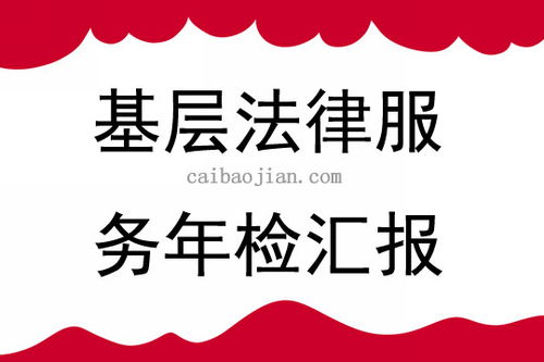 基層法律服務年檢工作匯報三篇
